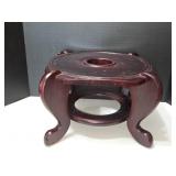 Dark Mahogany-finished Plant Stand