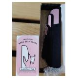 Set of (3) Glass Nail Files & Glass Foot File
