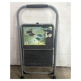 Folding 2 Step Stool with a Handgrip Handle