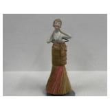 Porcelain doll Whisk broom or clothing brush. 7 ï¿½
