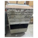 26"x22"x41" VTG Industrial Metal Tool Storage