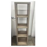 16"x15"x58" Wooden Shelf Unit