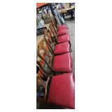 (6) Queen Anne Reproduction Chairs w/Leather