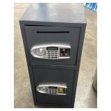 14"x12"x31" Double Door Digital Depository Drop
