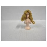 Chalkware Boudoir Half Doll Blond Wig. 3 ï¿½ Tall