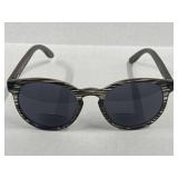 Eyekeeper Wooden Arms Bifocal Sunglasses