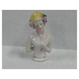 Antique German Porcelain Half Doll
