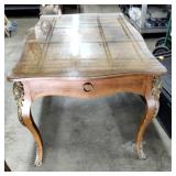 Antique 57"x37" x31" Dining Table w/Gilt Bronze or