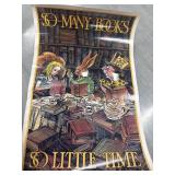 16ï¿½x11ï¿½ VTG Alice in Wonderland Themed Poster