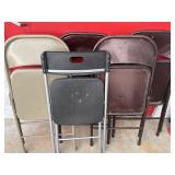 (4) Assorted Folding Chairs