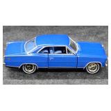Metallic Blue 1:64 Scale Diecast Model of a