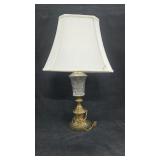 Glass Lamp with Brass Base 25.5"