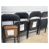(4) Folding Chairs with Cushion