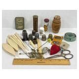 Assortment of Antique and Vintage Sewing Notions