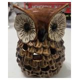 Fall Owl Candle Holder 7"ï¿½6"