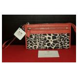 NWT Coach Legacy Ocelot Zippy Wallet/Wristlet
