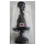 NIB (16") Witch Hat Pedestal Candle
