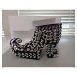 NIB August & Leo 7.5" Jeweled Witch Boot