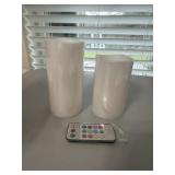 NIB (2)  6" and 5ï¿½ Flameless Color Changing