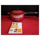 NIB 2 Qt Le Creuset Enameled Cast Iron Saucepan