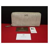 NWOT Coach Madison Gathered Leather Accordion