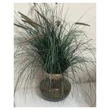 Nearly Natural 27" Grass with Mini Cattails Silk