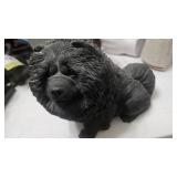 Sandicast Black Chow Chow Dog Figurine Sculpture