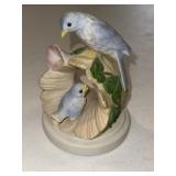 1984 Telefloral Ceramic Mother Bluebird W/Baby