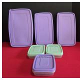 (6) Plastic Containers w/Lids