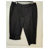 Sz 12 George Black Dress Capris