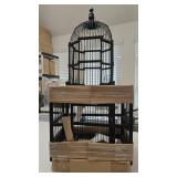 30"ï¿½15.5" Victorian Style Wooden and Wire