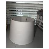 White Lamp Shade 7"  Tall and 8ï¿½ wide.
