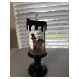 NIB 11" LED Glitter Candle
