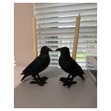 NIB 15"ï¿½ Black Crows with Candles