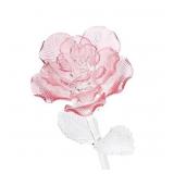 NIB WATERFORD Crystal FLEUROLOGY 14.5" PINK ROSE