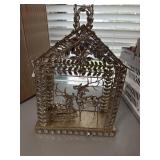 August & Leo 17" Jeweled Reindeer Stable