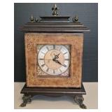 Wooden Mantel or Bracket Clock with a Distressed
