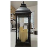 Decorative Candle Lantern,Gold Brushed