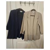 (2) Sz Medium Joanna Blazers w/Pockets