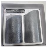 NIB 6.5" Led Wax Candle Set with Remote  Emerald