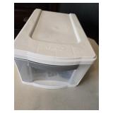 Plastic Drawer Container w/Contents