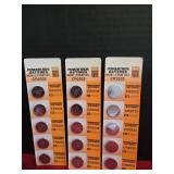 NIB (3) Pkgs CR2032 Batteries