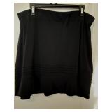 Sz XL George Short Black Stretchy Skirt