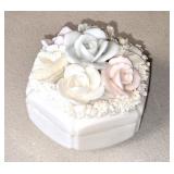 1950s Ardalt Lenwile Porcelain Rose Trinket