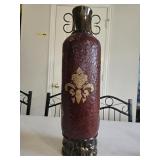 24" Ceramic Decorative Floor Vase