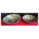 (2) Large Stainless Bowls Plus (1) Spring Form &