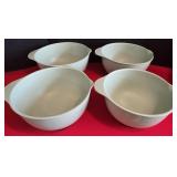 (4) Rubber Bottom Mixing Bowls