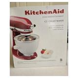 NIB KitchenAid Ice Cream Maker Stand Mixer