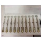 10-piece set of August & Leo Jeweled Taper Tree