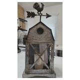 Galvanized Metal Barn Candle Lantern Ft